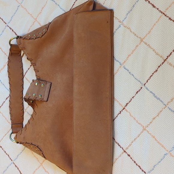 Suede Handbag - Picture 5 of 9